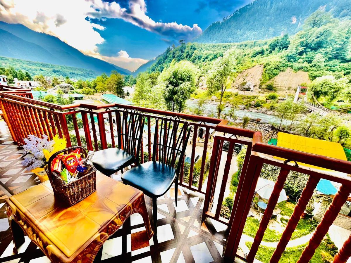 Hotel Himalayan River- Riverside Hotel Manāli Exterior foto